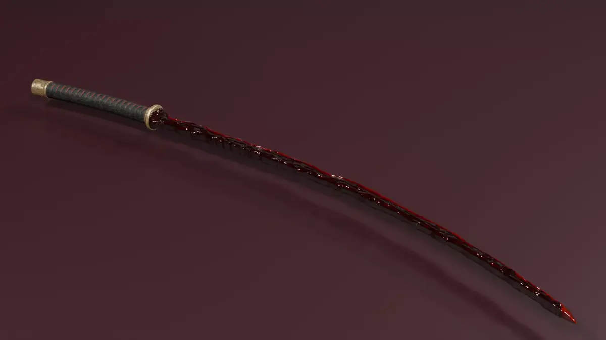 RIVERS OF BLOOD - ELDEN RING WEAPON 3D model
