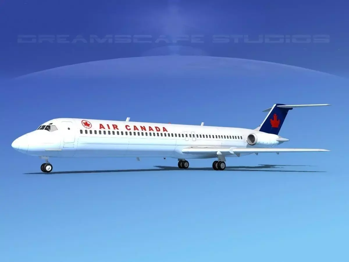 Douglas DC-9-50 Air Canada 3D model