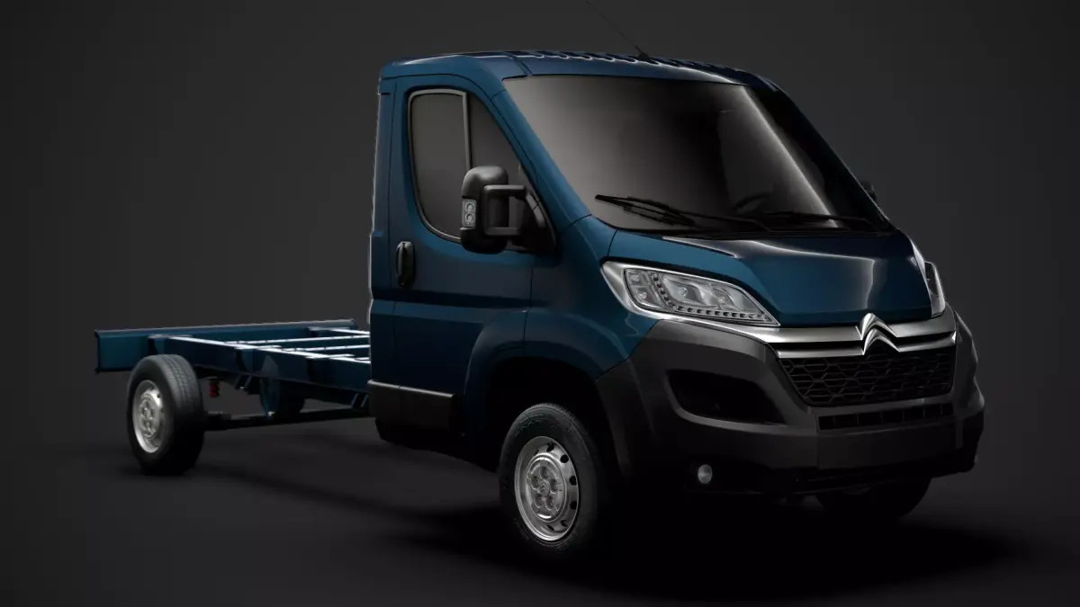 Citroen Jumper Chassis Truck Single Cab 3800WB 2020 3D model