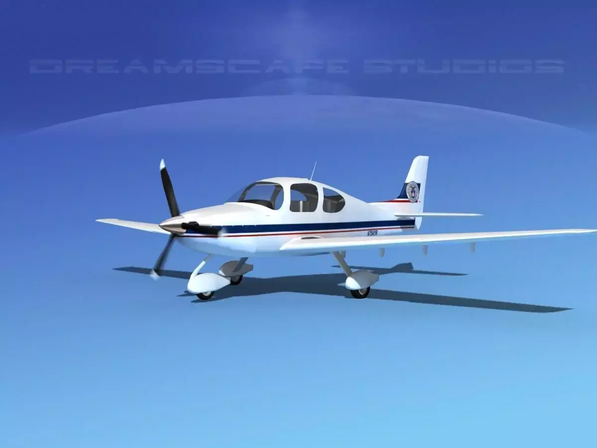 Cirrus SR22 Civil Air Patrol 3D model