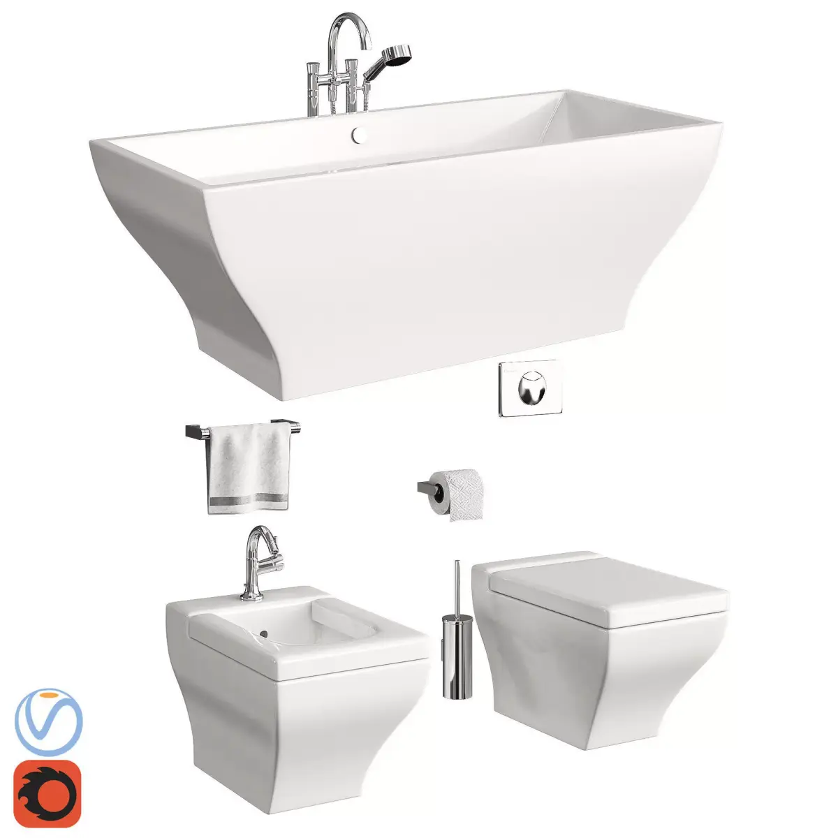 Villeroy Boch La Belle part 1  3D model