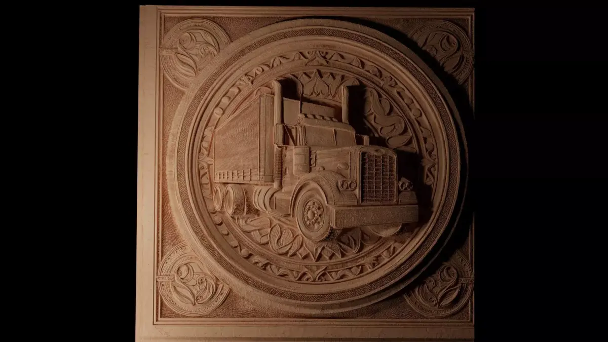 truck CNC 3d Print High Relief Sand Casting 3D print model purchase
