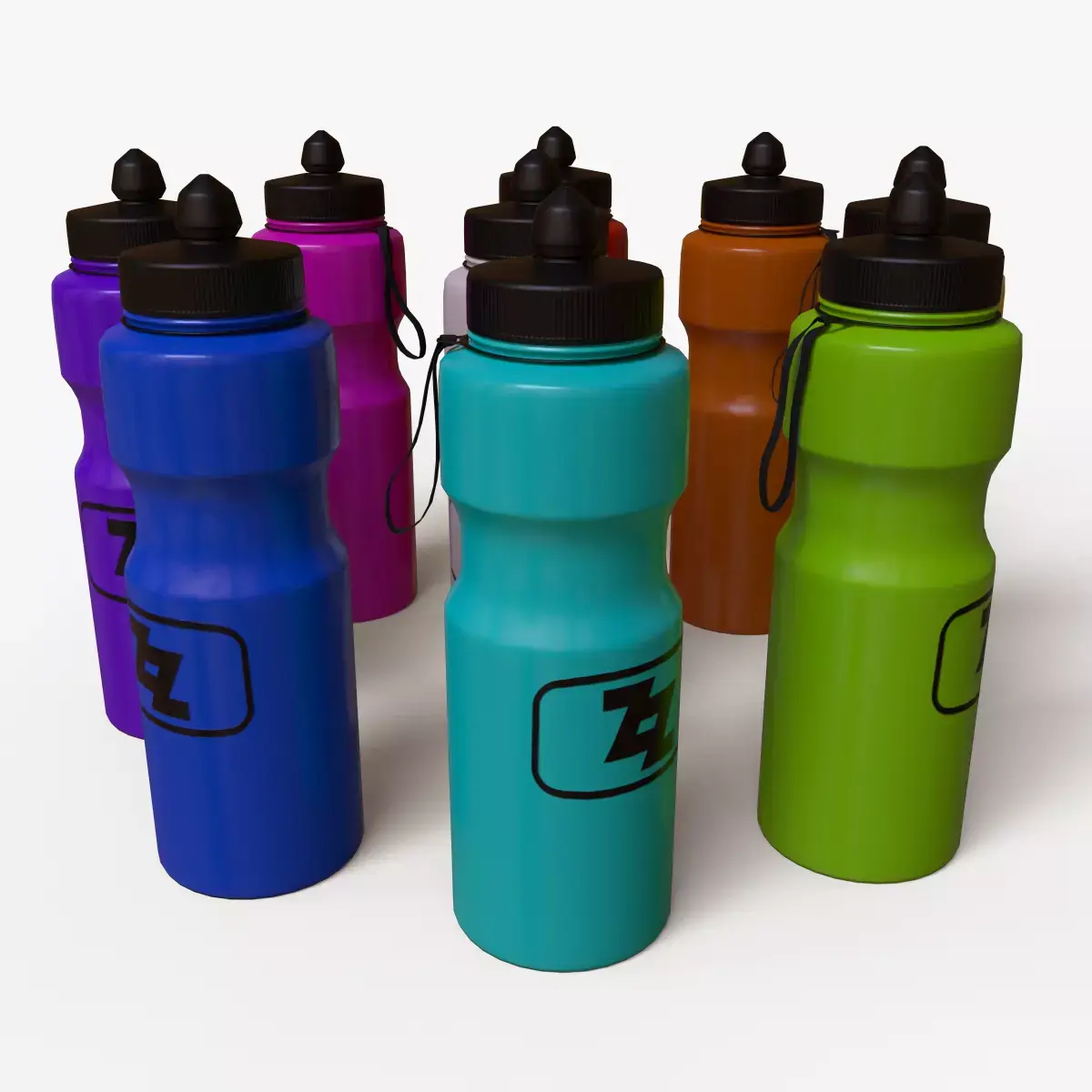 Water Bottle 3D model 53