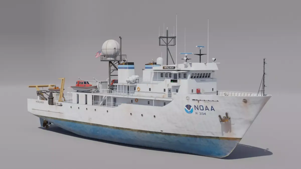 Oceanographic Research 3D model