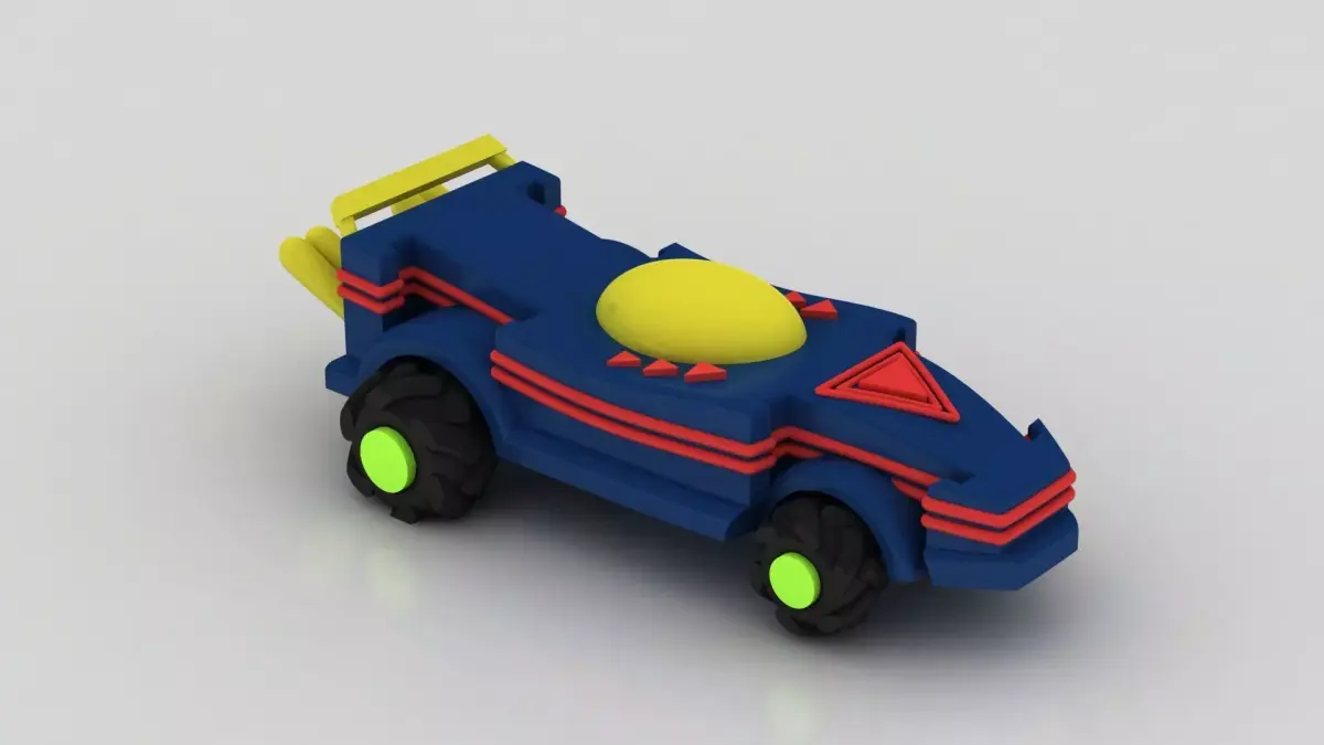 RACING CAR TOY 3D PRINTABLE MODEL 3D print model purchase