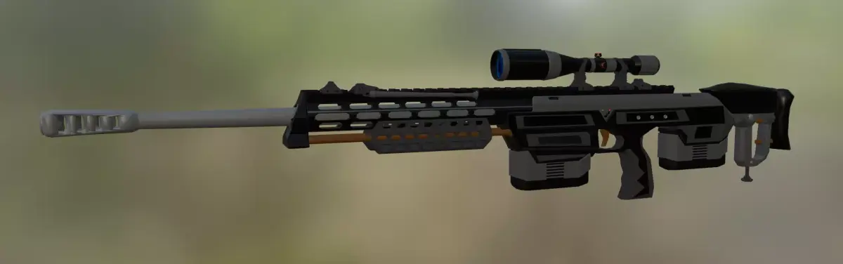 DSR 50         BLACK OPS 2 INSPIRED  Low-poly 3D model