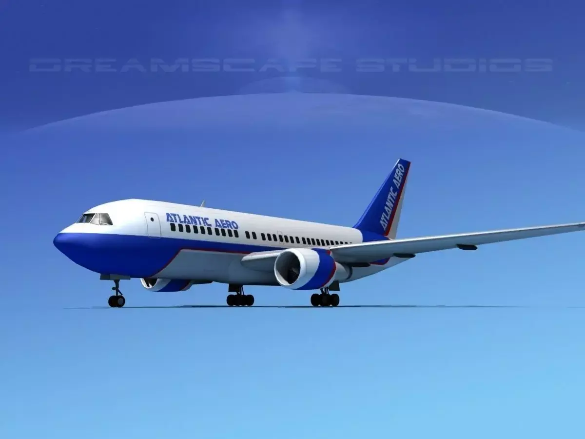 Boeing 767-200ER Atlantic Aero 3D model