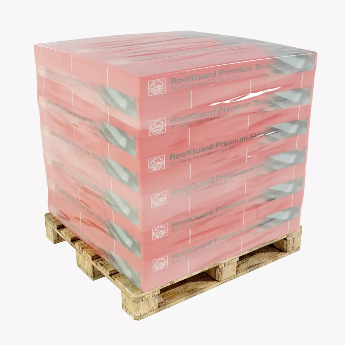 Pallet with Roof Shingles 3D model