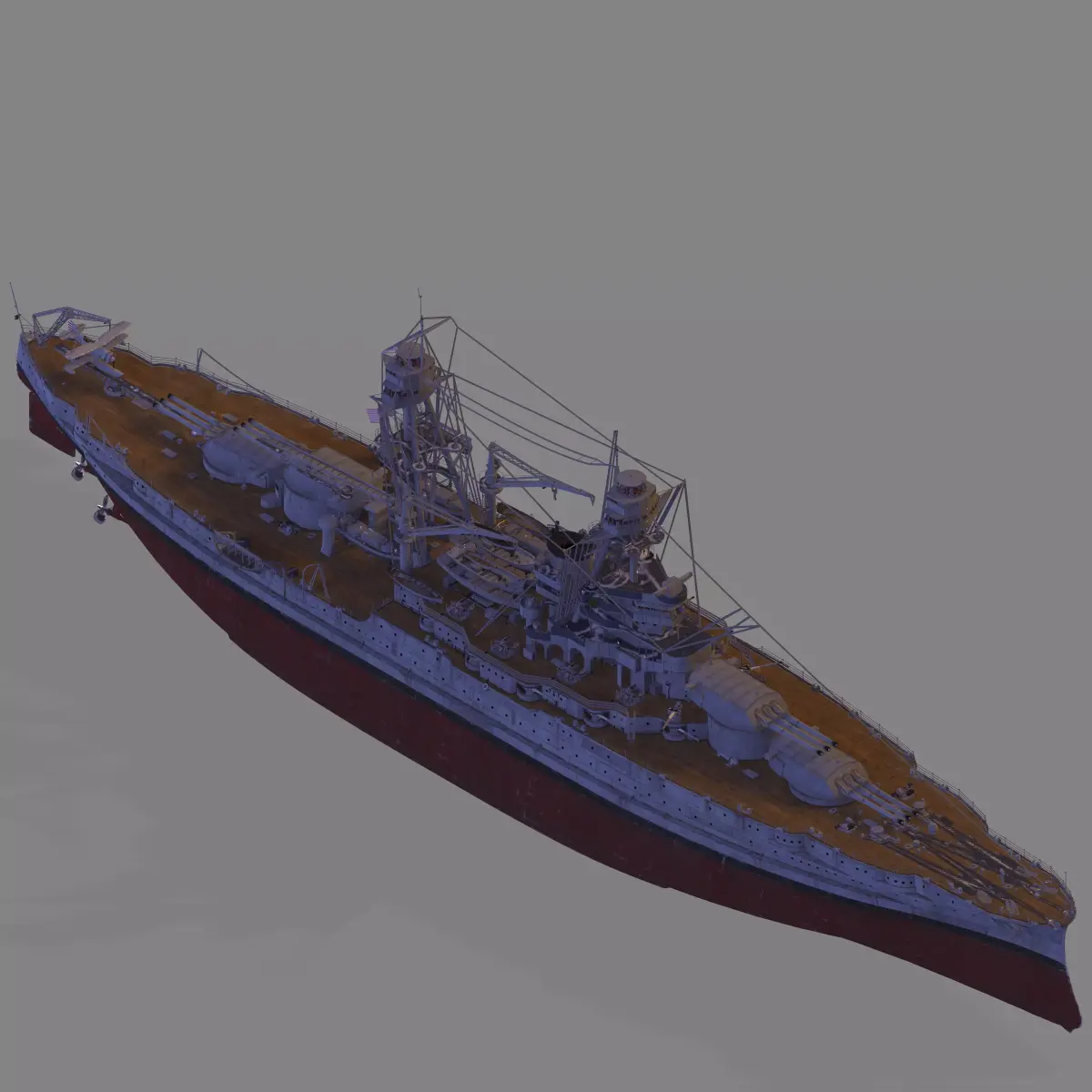 USS Arizona 3D model
