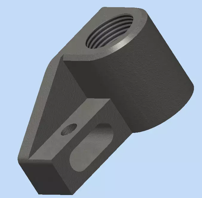 A simple part Low-poly 3D model