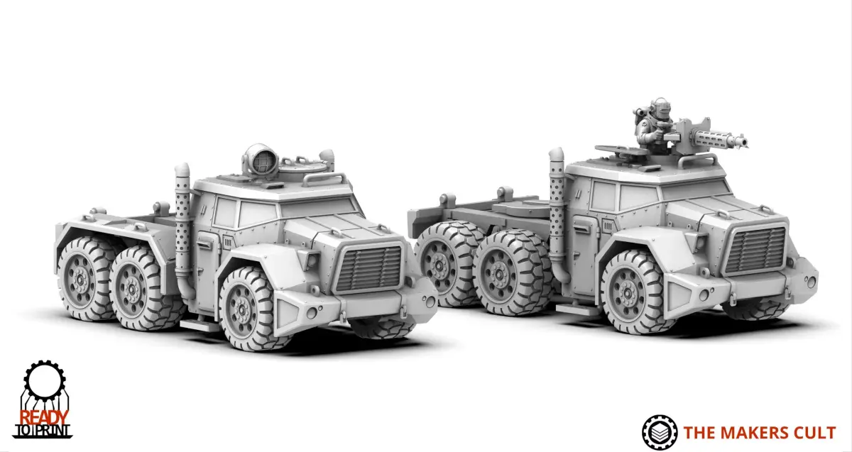Ironblood - Juggertruck base set 3D print model