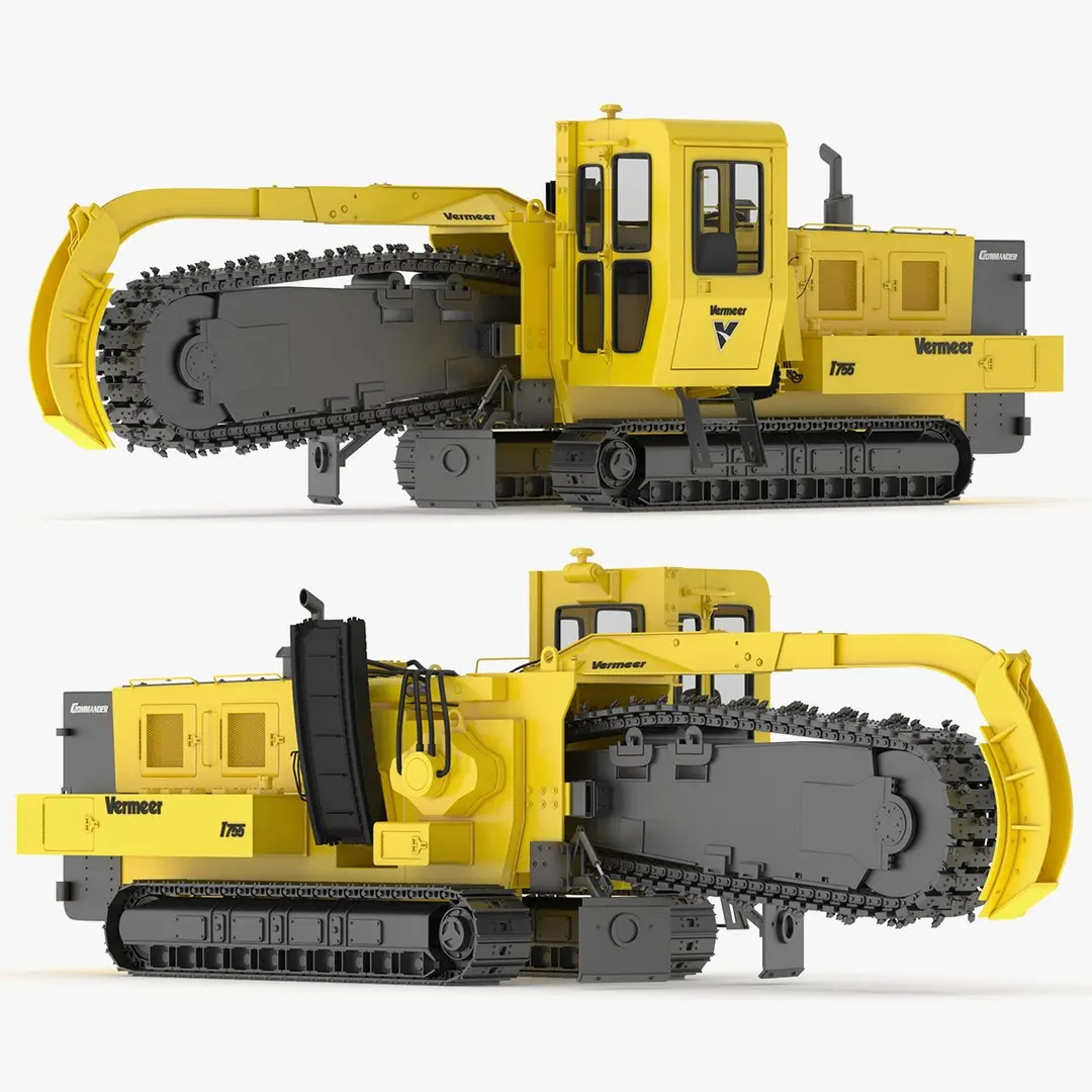 Vermeer T755III Pipeline Trencher 3D model