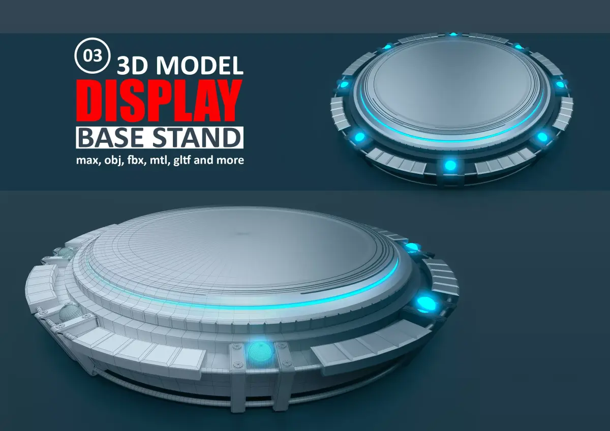 STAND BASE 03 3D model