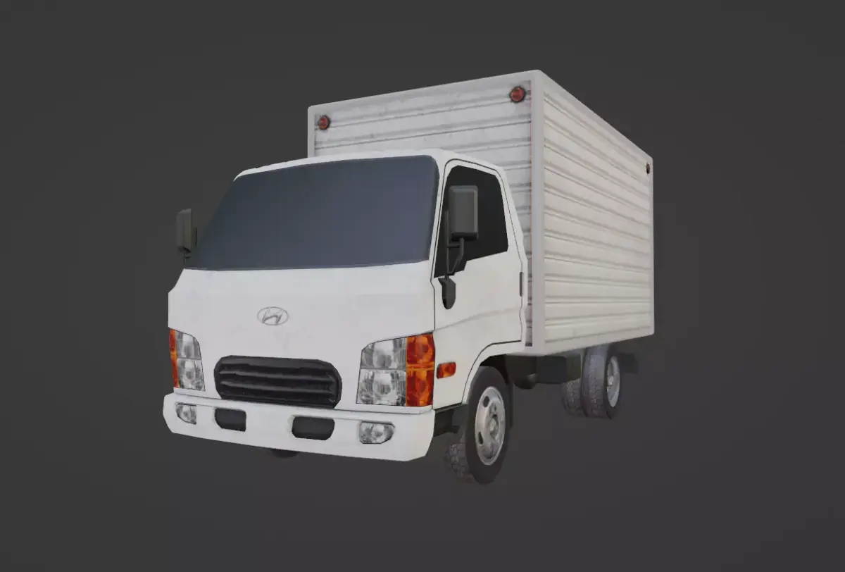 Hyundai HD 45  Low-poly 3D model