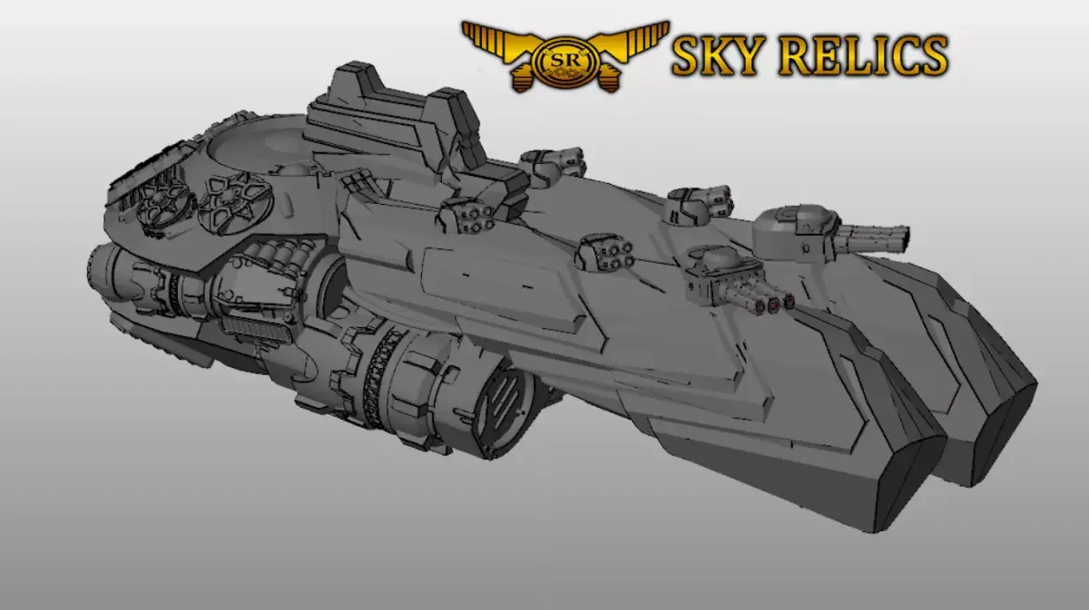 SKY RELICS - 16 BATTLE FURY 3D print model