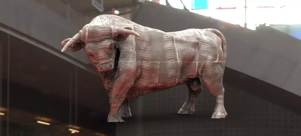 Bull Statue 3D 3D model