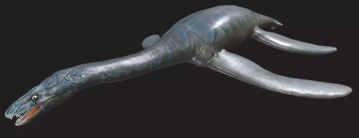 Brancasaurus The Graceful Swimmer of the Early Cretaceous Low-poly 3D model