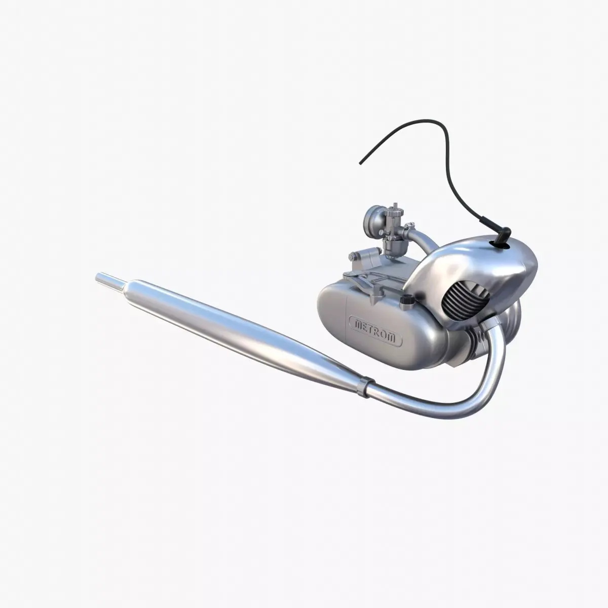 Moped engine 3D model