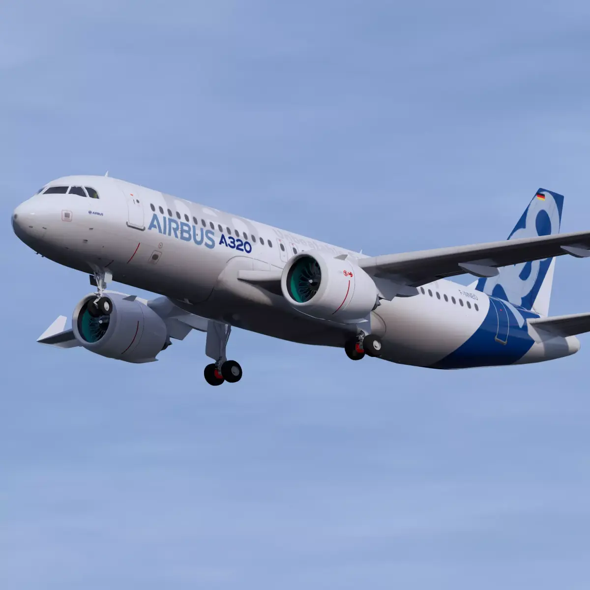 Airbus A320neo 3D model buy