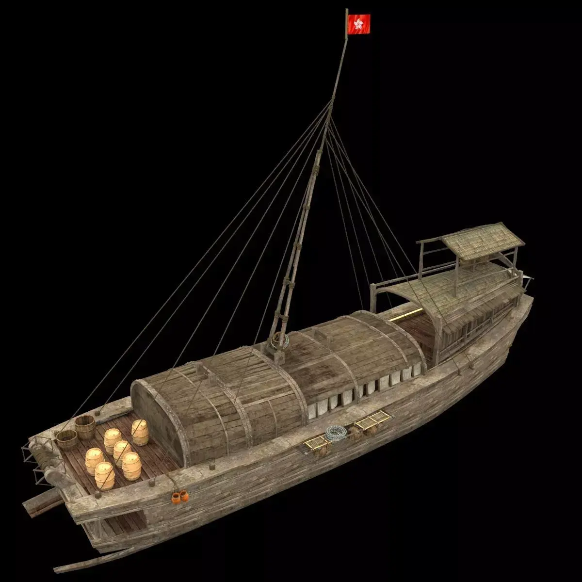 Chinese  fish boat 3D model