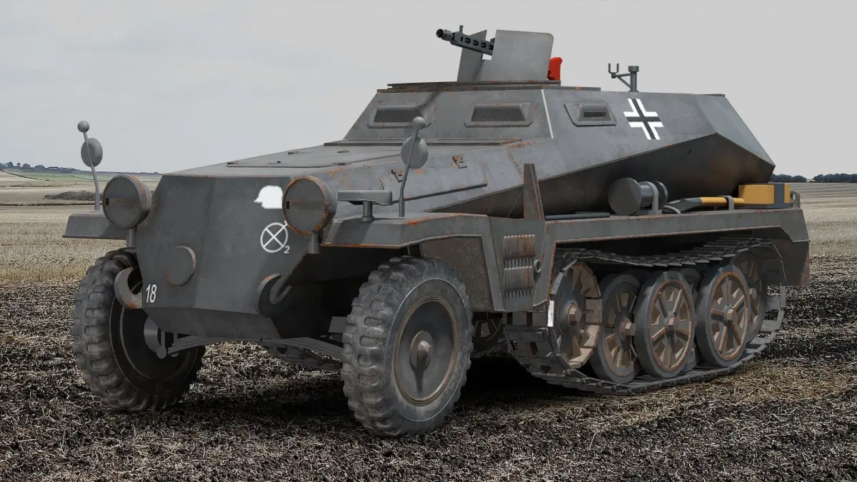SdKfz 250 3D model