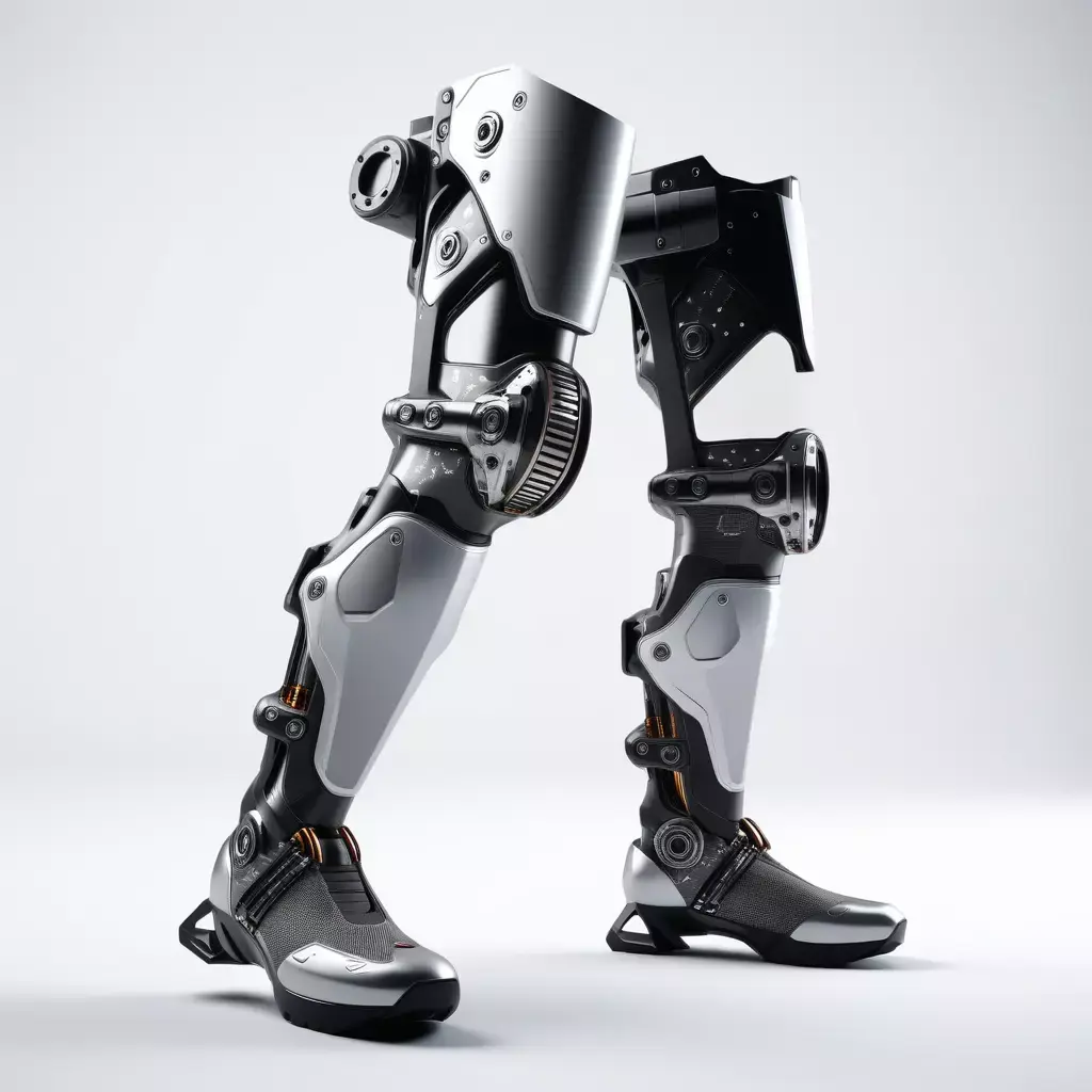 Cybernetic Leg Prosthetic 3D Model 3D model