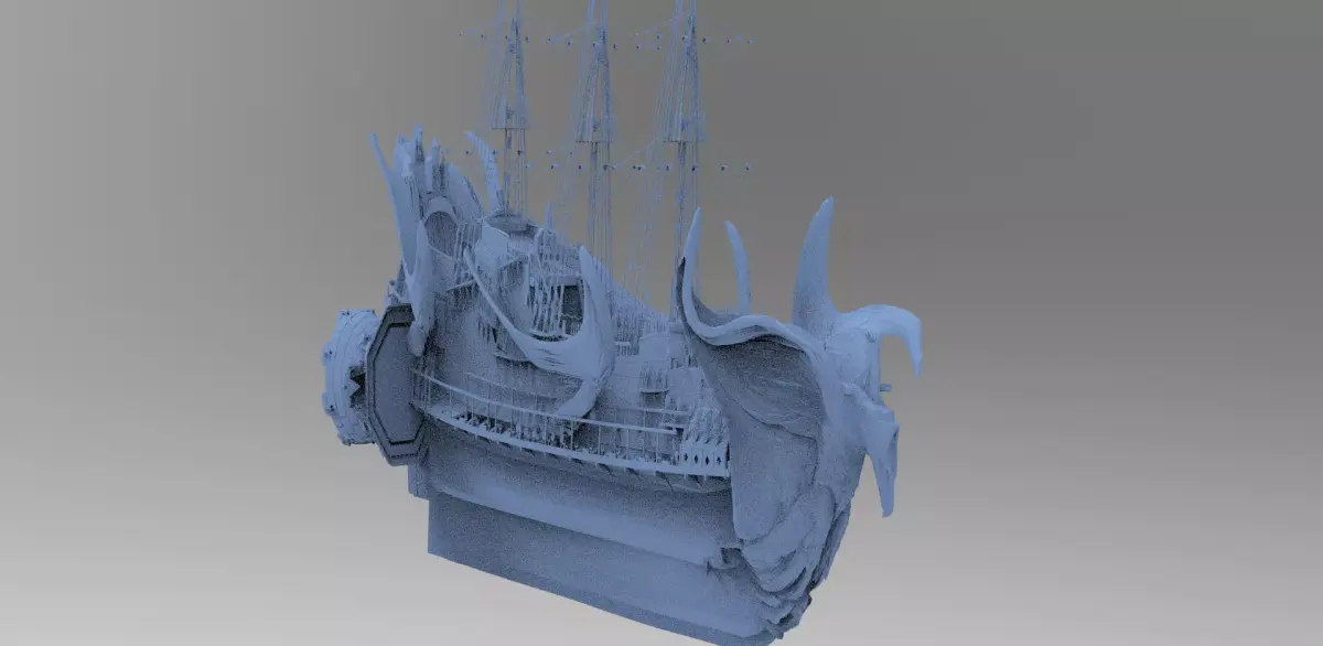 Airship Base 2 3D model