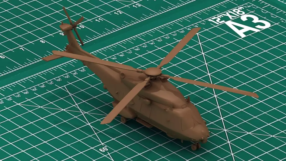 NH90 Helicopter 3D Print 3D print model