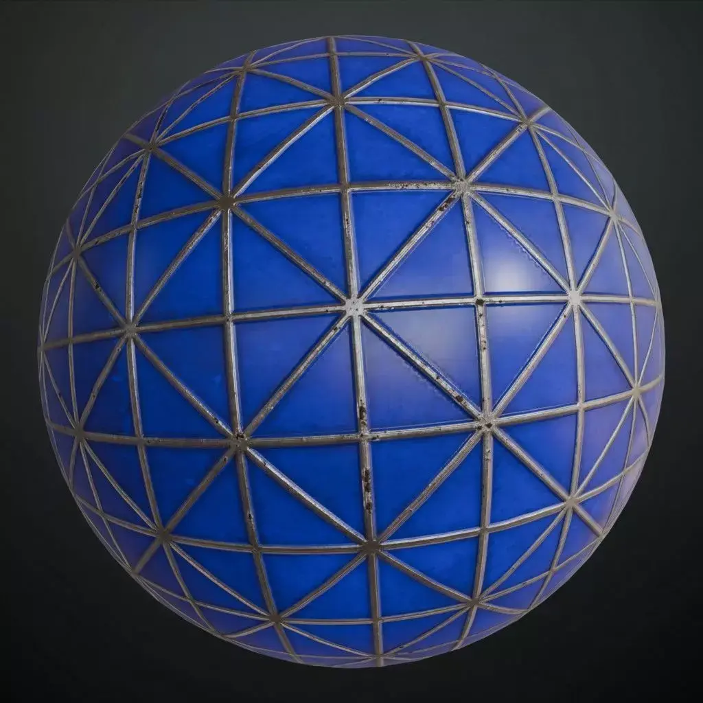 Sci-Fi Wall PBR Seamless Texture 8