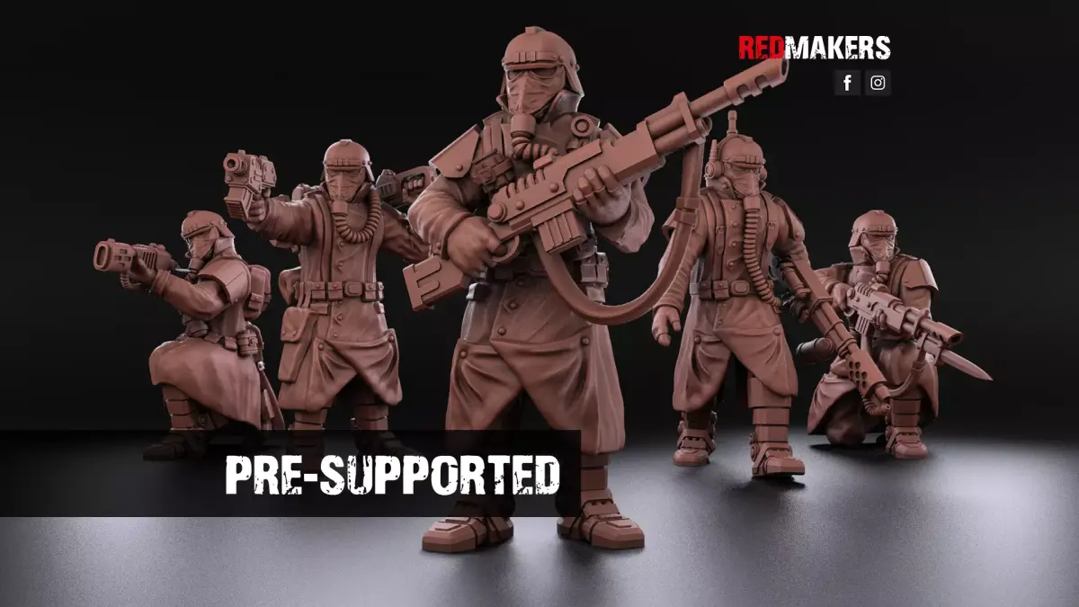 Death squad of the Imperial force Bionic legs 3D print model