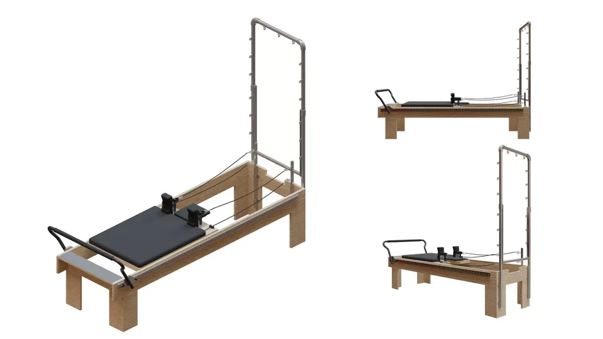 Reformer Pilates Equipment 3D model