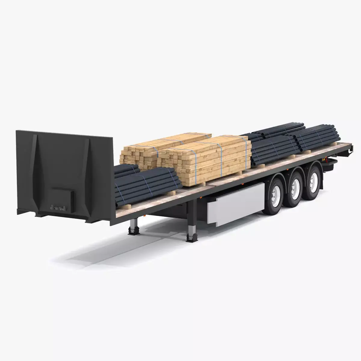 Industrial Trailer 02 3D model