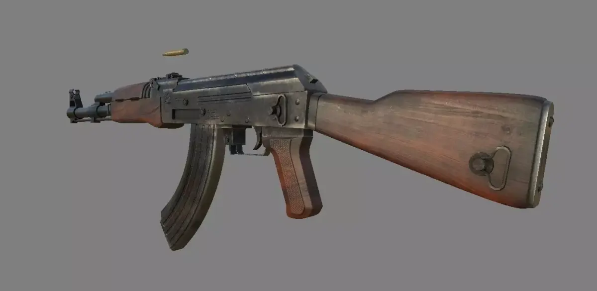AK-47 ak - rifle 3D model 5