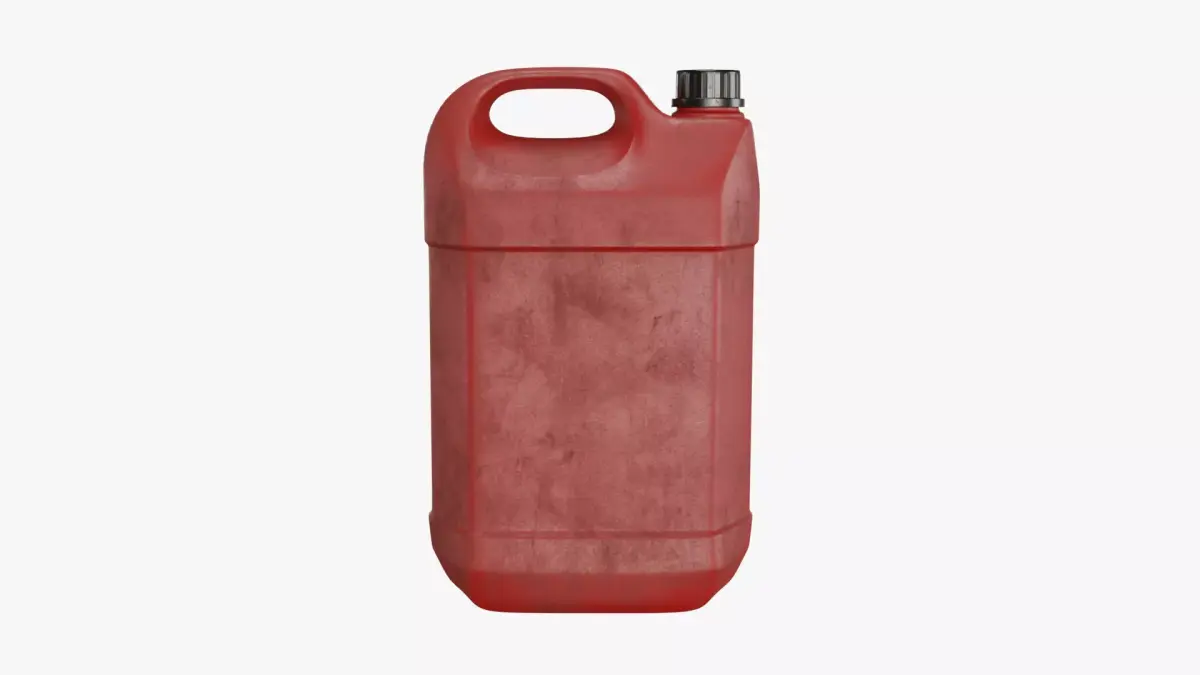 Plastic Jerry Can 3D model