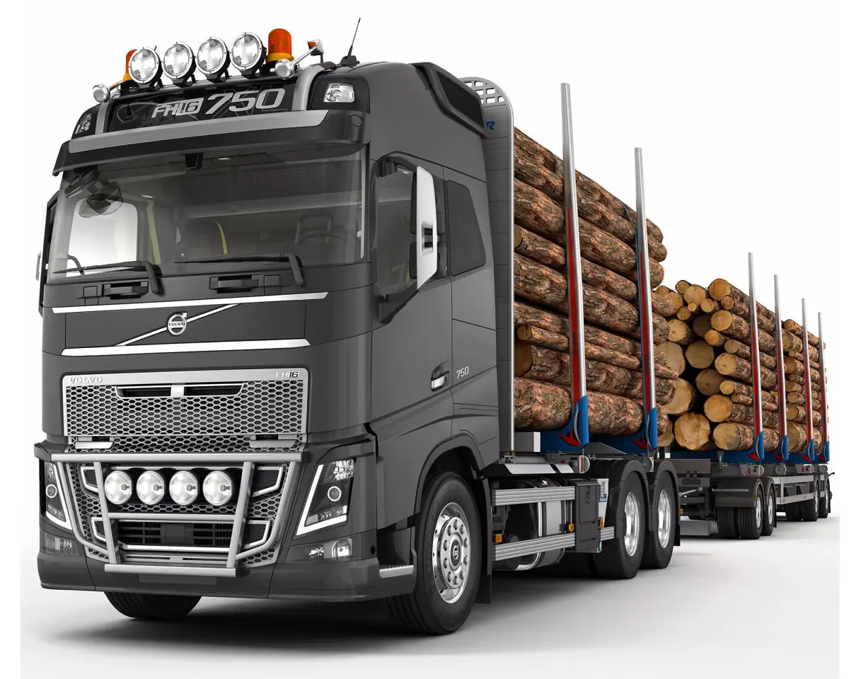 Volvo FH 2013 Timber 3D model