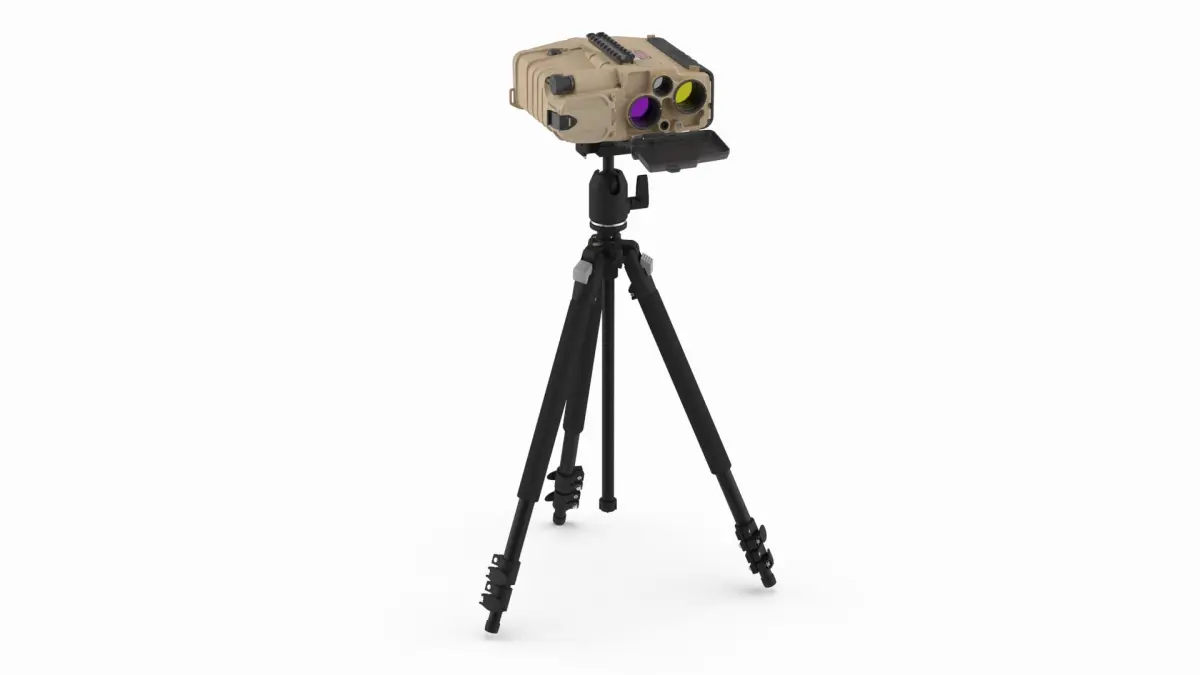Target Acquisition Optics Tripod Sand 3D model