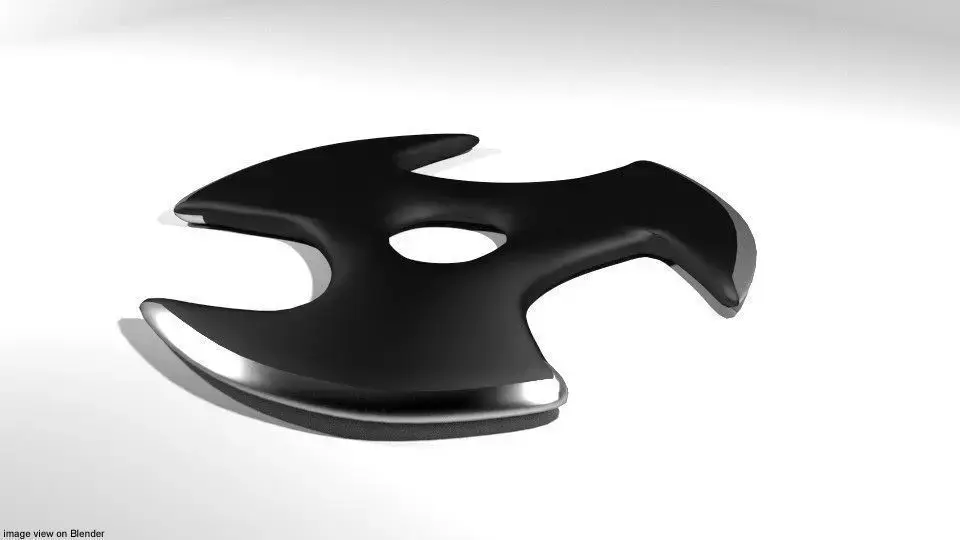 Throwing Star - Type 4 3D model