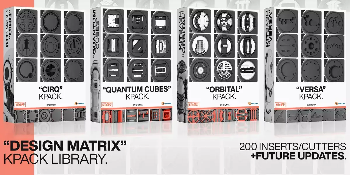 Design Matrix KPACK Library for Kit ops Free 3D model purchase