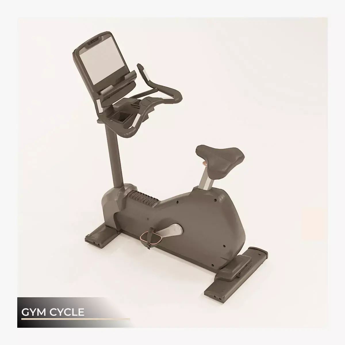 Fitness Cycle Low-poly 3D model