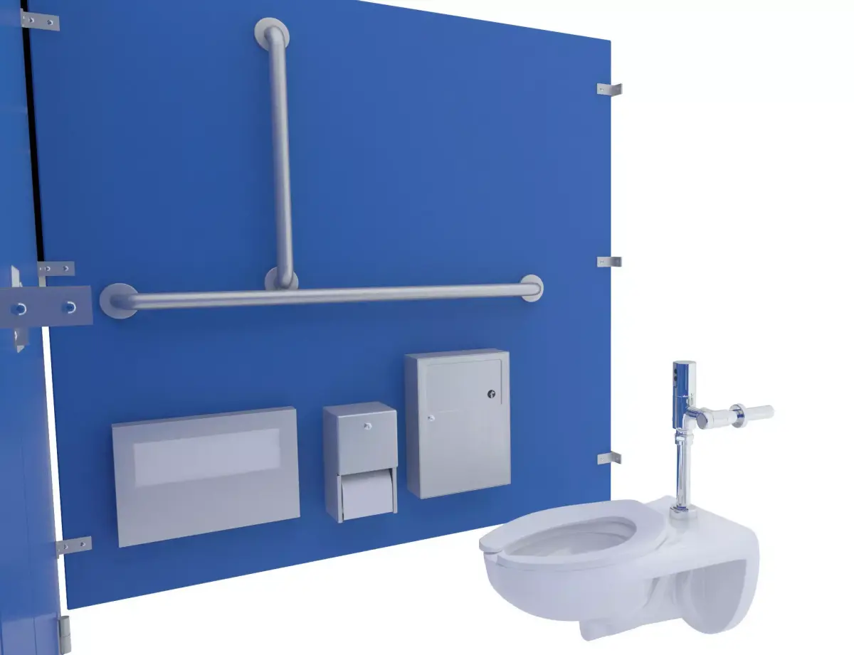 Toilet Stall-002B 3D model