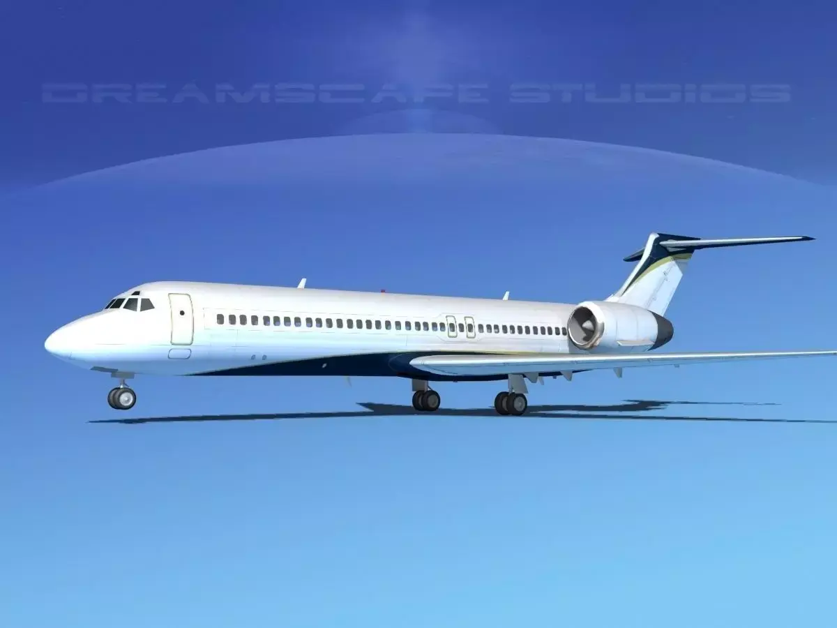 Boeing 717-200 Corporate 4 3D model