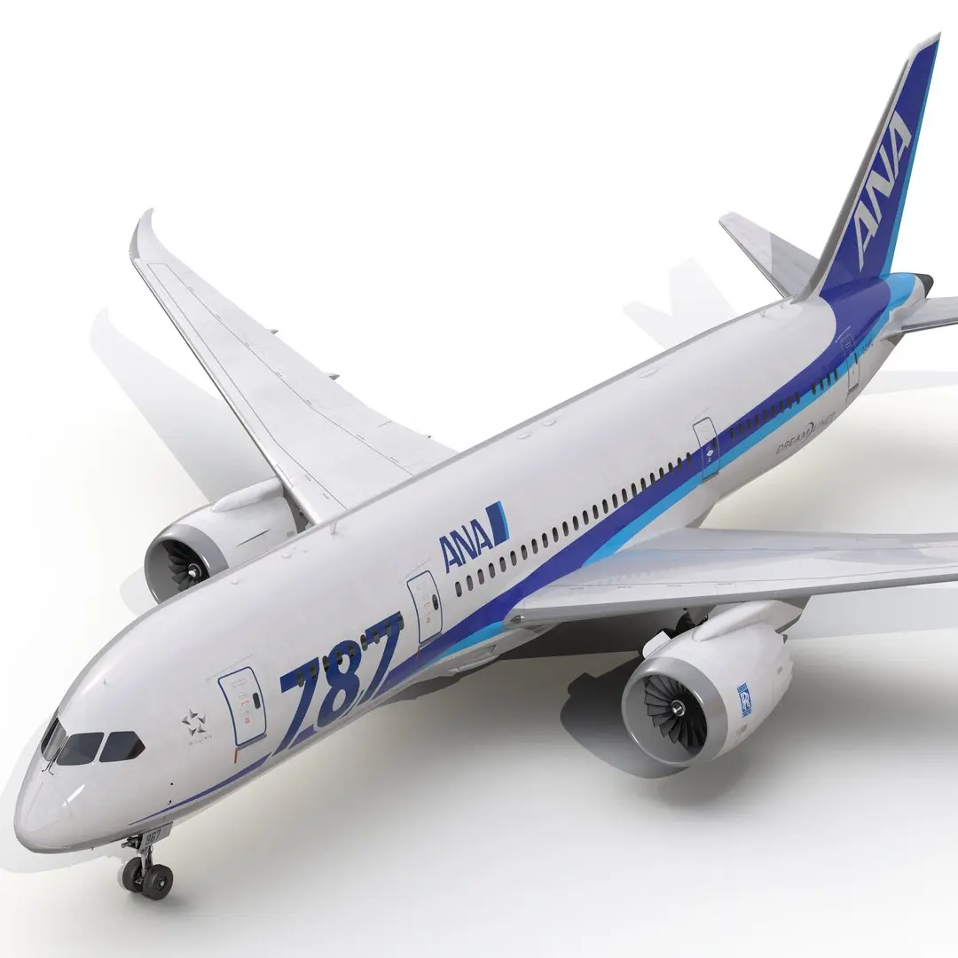 Boeing 787-8 Dreamliner All Nippon Airways 3D model