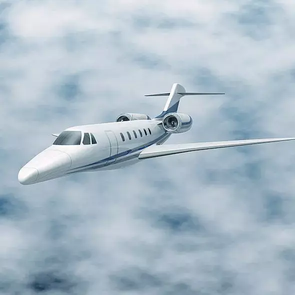 Cessna Citation X business jet 3D model