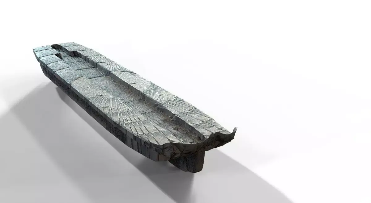 Raft wood 3D model