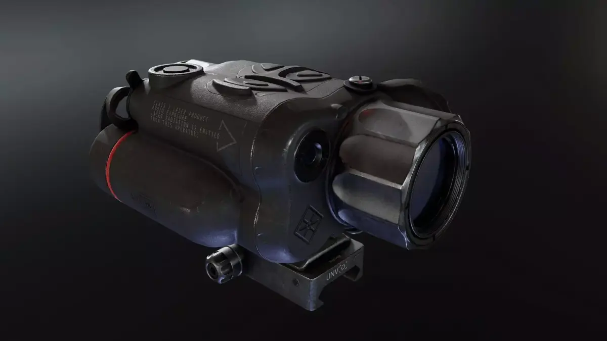 SkeetIR x Thermal Optic Low-poly 3D model