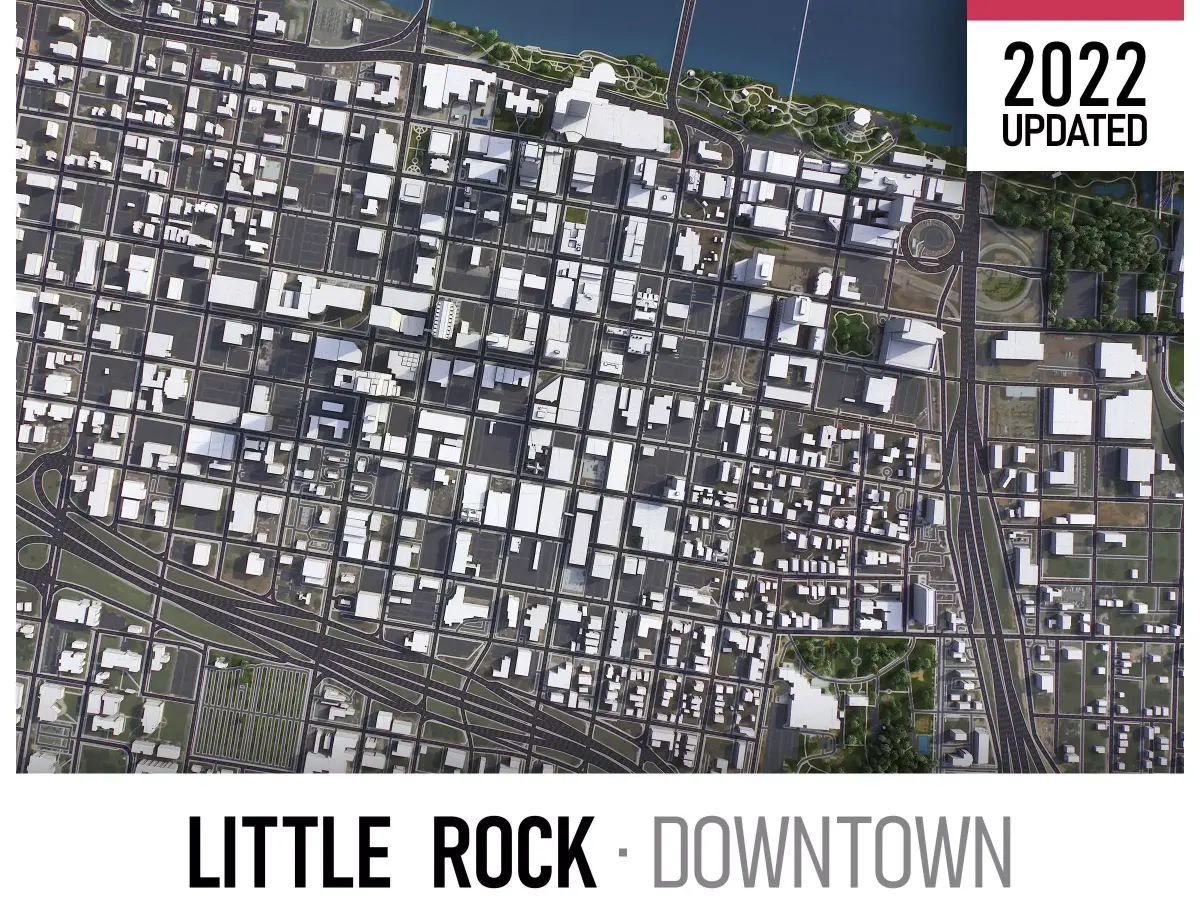 Little Rock Low-poly 3D model