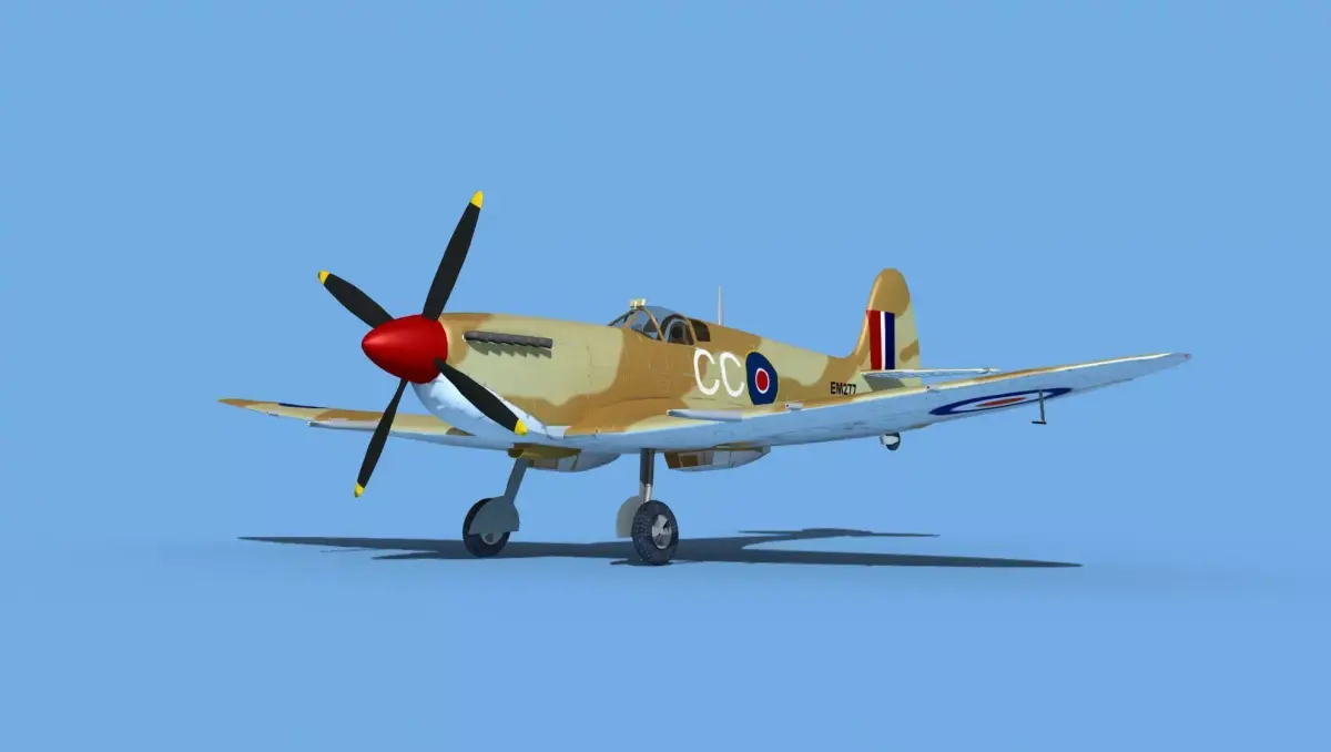 Supermarine Spitfire Mk IXb V05 3D model