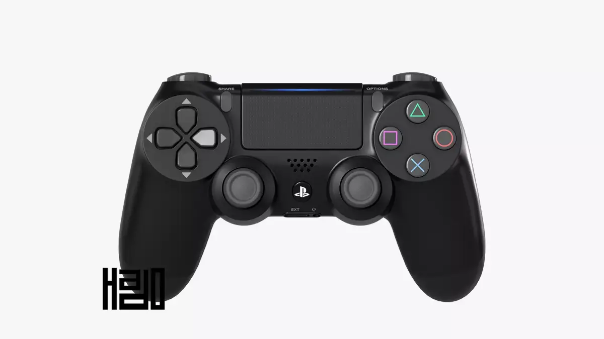 DualShock 4 Low-poly 3D model