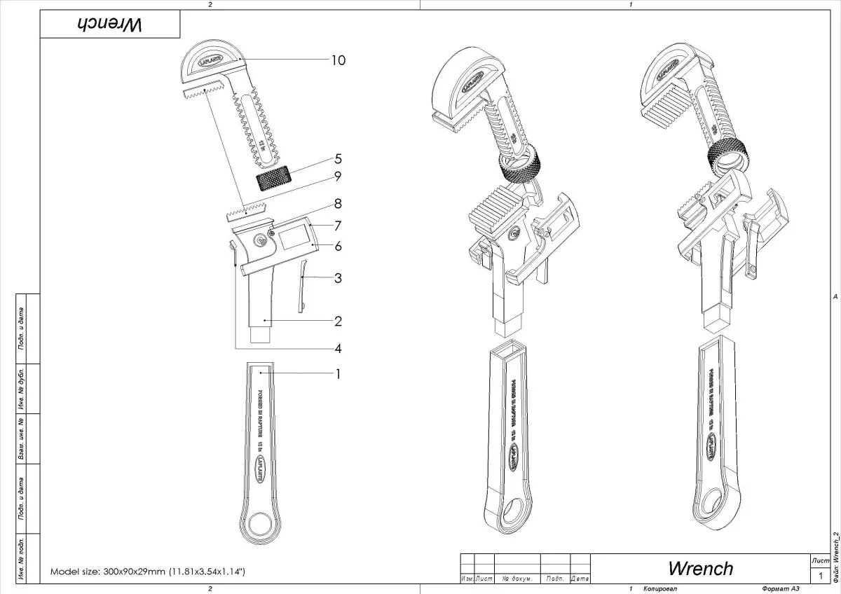 Wrench - BioShock - STL CAD bundle - Commercial Use 3D print model