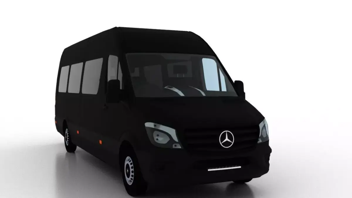 Mercedes Benz Sprinter L4H2 2015 Passenger UK 3D model